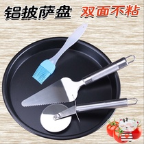 pizza tray bottom baking tray home oven 6 7 8 9 inch non-stick pizza cake mold baking tool set