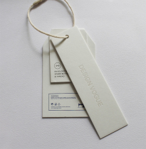 Customized clothing tag custom-made womens special-shaped thick paper card trademark certificate printed clothes listing label elevator logo design hanging card custom tag custom (Xin Bai flagship store)