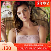 Aimu counter new underwear 3 4 thin non-woven comfortable inclusive mesh bra AM151691