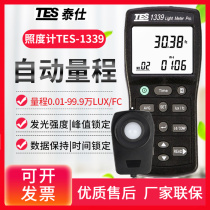 Taiwan Taishi TES-1339 illuminometer 990000 LUX luminous intensity meter Car headlight luminance meter