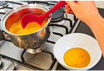 Food grade baking tool Home making cake Silicone Scraper Oil Brushed Shovels eggbeware Tools 5 pieces