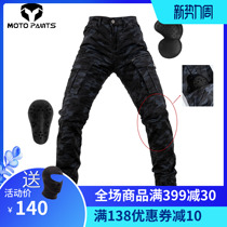 Motorcycle riding jeans multi-pocket four seasons riding pants for men and women motorcycle rider camouflage pants Motorcycle racing pants