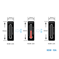 Can repeatedly change the color temperature paper temperature display patch Reversible temperature sticker temperature label