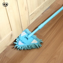 Mini mop replacement cloth head Floor mop Bathroom kitchen small mop dust brush rotatable triangle mop mop