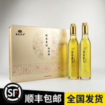  Shandong Heze specialty peony seed oil Special blend oil Healthy edible oil Plant flaxseed oil 400ml2 bottle