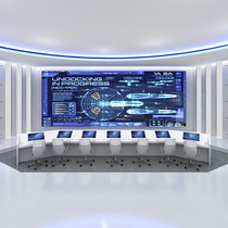 To Lei V2 monitoring console console V-type U-shaped special-shaped command center dispatching desk security monitoring room desk data center police station luxury commercial office computer Workbench monitoring desk