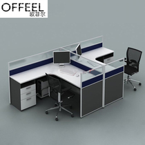 Nanjing office furniture staff desk 4 people 6 people desk staff table screen partition card seat office seat