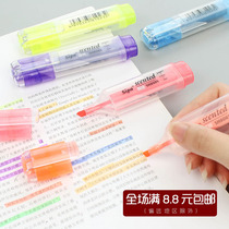 (Crown wholesale) Color fragrance candy color fluorescent marker pen Highlighter pen Watercolor pen marker pen