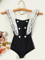 Childrens swimsuit female girl middle child girl baby girl female treasure Hot Spring Girl student swimsuit