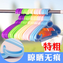 Meiman incognito hanger Anti-shoulder angle non-slip household thickened clothes hanging clothes support thickened clothes hanging mens clothes drying support