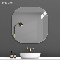 Yishare Toilet Toilet Toilet Mirror Wall-mounted Bathroom Mirror Wash Bench Makeup Mirror Wall-mounted Wall No Frame Bathroom Mirror