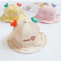 Children fishermans hat summer baby hat summer childrens sun hat girl fishermans hat baby net hat boy Sun