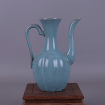 Song Ru kiln green glaze pot antique porcelain antique small ornaments antique old objects do old ceramic old goods collection