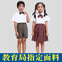 Shenzhen primary school uniforms men and women spring and summer dresses short-sleeved class uniforms performance suits beautiful Olympics promotion
