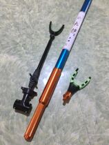 3 m dual positioning plus coarse dual-use large material Transcript bracket ultra-light ultra-hard three telescopic bracket with rear hanging