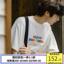 PSO Brand Rainbow Series foam printing short sleeve T-shirt men and women Tide Brand Cotton half sleeve shirt couple summer clothes