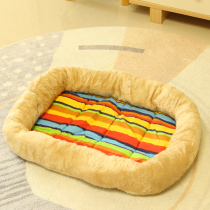 Mat than nest pad puppy cat Shu mat Teddy pet mat dog sleeping cotton lint autumn and winter fight mat Kennel Bear method