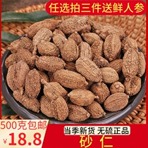 Amomum villosum 500g Yangchun Amomum villosum shell Amomum sand kernel fragrant Amomum spice marinated meat