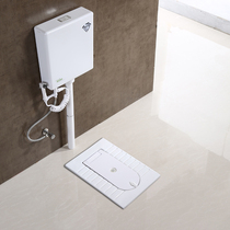 Toilet with cover squat urinal Deodorant urinal squat pit with water tank Household squat urinal set