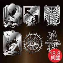 Black Deacon Assaulted Giants Around Decoration Mobile Phone Laptop Metal Sticker Spread Drop