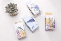 Large Winged Whale Whale Flag Fishing Turtle Coral Marine Biological Hands Tent and Paper Adhesive Tape Whole Roll Stickers Diving Journal