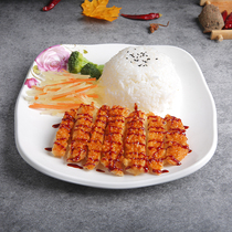 Emulated food moulds to make catering teaching appliance emulation chicken steak rice model gourmet piazza fake food