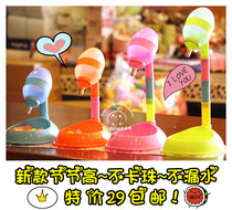 Cute pet Festival high hanging automatic drinking water Rainbow Vertical Kettle Cat Kitty Puppy Water water bottle