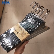IKEA IKEA Boumelangen hanger wood clothes rack clothes brace clothes hanger black white 8 pieces