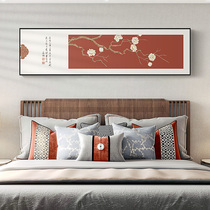 The Ying Hua resembles a new Chinese style Zen-style bedroom decoration painting flower bird hanging painting banners The main bedroom of the headboard mural China Red