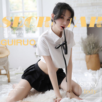 Sexy underwear sexy show small-breasted uniform temptation secretary passion suit tease campus free flirting clothes show