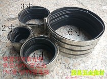 DN160 stainless steel clamp 6 inch W type flexible cast iron drain pipe 150 union Pvc sewer pipe joint