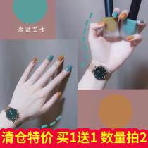 Wood Corn nail polish free roast female durable nail art fairy frosted Net red nail polish set full set