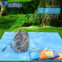 4-8 people outdoor multi-curtain shading shed in the blue field 3x3 meters waterproof tent floor