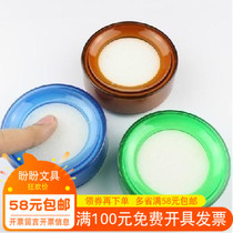 Strong and strong 018 sponge round wet hand ware Stained Water Tank notes Financial Stained Vat Office Supplies Special Price