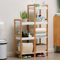 Bathroom shelf Bathroom storage toilet Washing machine toilet shelf Toilet wall-mounted free hole