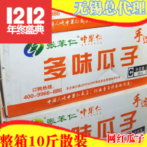 Zhengzong Tianjin Zhongguo Rendo Taste Melon Seeds Beat Hand Net Red Stir-fried Goods Snack Whole Box 10 Jin of Bulk Sunflower Seed Direct