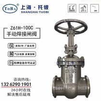 Z61H-100C cast steel manual welding gate valve DN50 80100150200250300350500