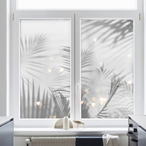 Frosted glass stickers windows anti-light washroom light transmission opaque bathroom anti-peep film ten light secret