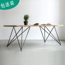 Nordic Solid Wood Computer Desk Small Family Bedroom Province Space Minimalist Student Writing Desk Home School Studio