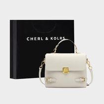 CherlKolrs real leather women's bag new lily packet high-level commuter package in summer 2023 shoulder slanting shoulder