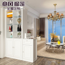 Italian style custom home cabinet shoe cabinet entrance shoe cabinet custom multifunctional storage door Hall Cabinet Whole House customization