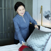 Hotel cleaning clothing long sleeve womens set Autumn hotel room property cleaner aunt Teahouse cleaning work clothes