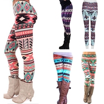 Womens Autumn Girls Winter Print Leggings Clothing Jeggings