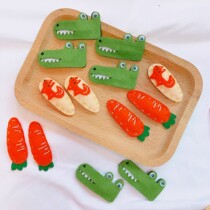 Cute cartoon small animal headdress female hairclip felt clip BBB clip jumping board clip soft girl hair clip edge clip banghai clip