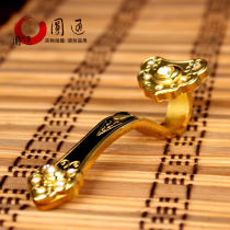 Gilded Ruyi company gifts Puja souvenirs Home Feng Shui ornaments Ruyi crafts Buddha supplies