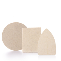 SGCB new grid pneumatic glass wool polishing disc glass pad to scratch oil film car beauty polishing tool