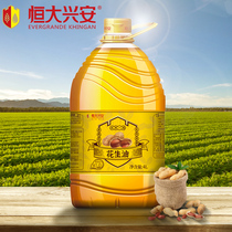 Hengda Xingan fragrant ancient physical pressed peanut oil 4L barrel household non-GMO edible oil vegetable oil