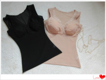 Foreign trade Japanese special cabinet Collection Abdominal Shaping Beauty postpartum recovery No steel ring Toothoracic test Breast Vest Black Skin