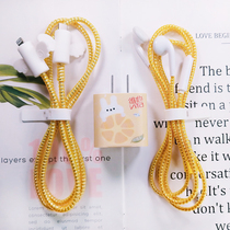 Apple 13 12pro data line protective sleeve 11promax Applicable mini charger sticker headphone winder