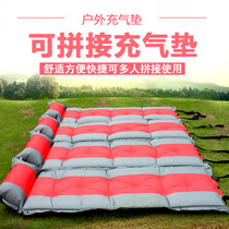 Automatic inflatable mat Single sleeping mat thickness 5 cm Moisture proof mat Outdoor tent air cushion camping mattress
